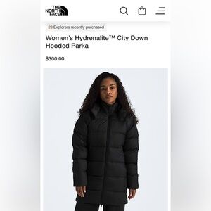 NorthFace Women's Black Puffer Jacket